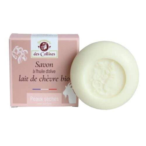 Savon au lait de chèvre bio peaux sèches 100 g Bain de Rêve